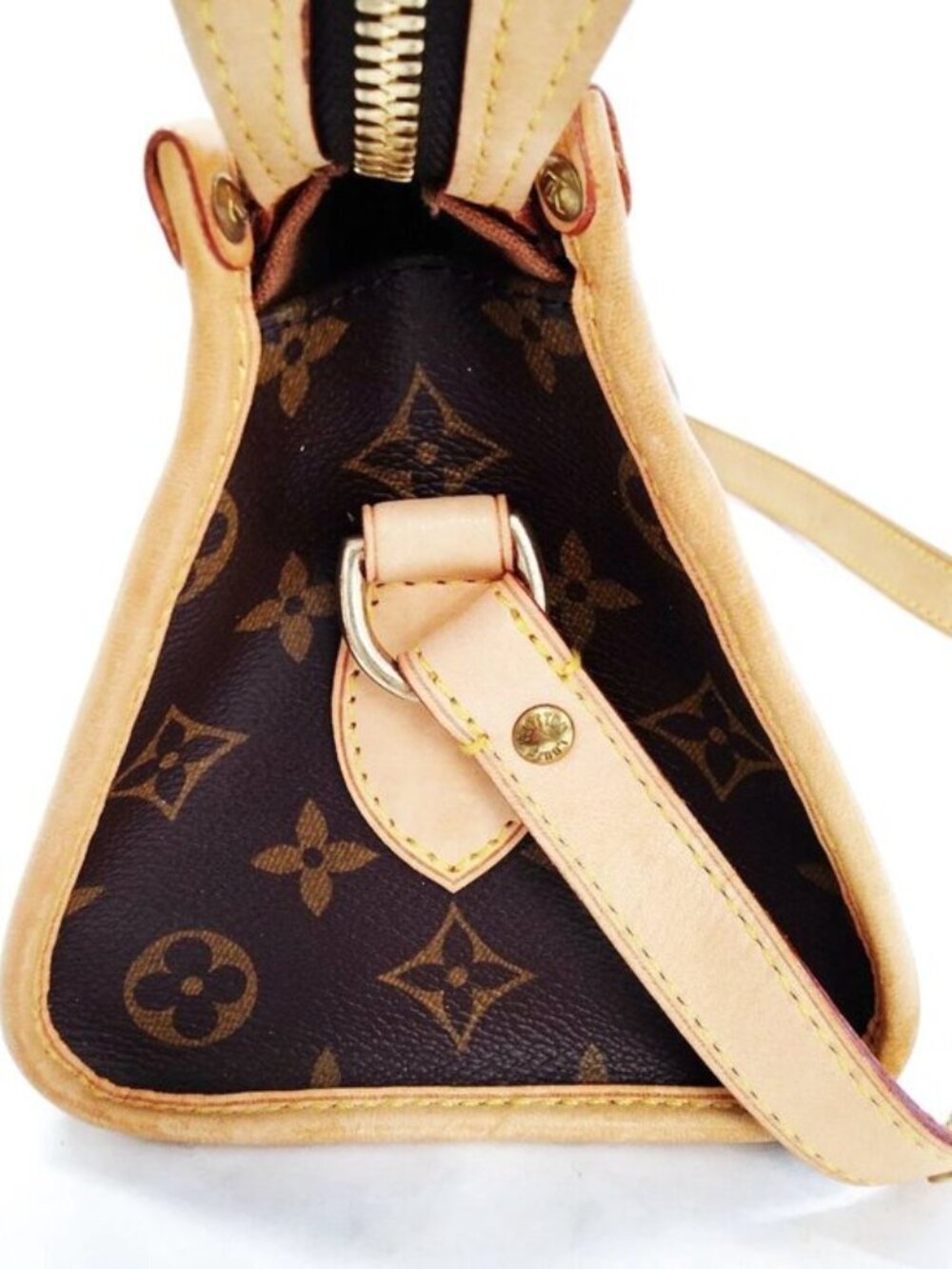 Authentic Louis Vuitton Monogram Twin GM Pochette Shoulder Bag Crossbody Vintage - Picture 4 of 16